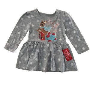 NWT Rudolph The Red-Nosed Reindeer Christmas Dress 2T